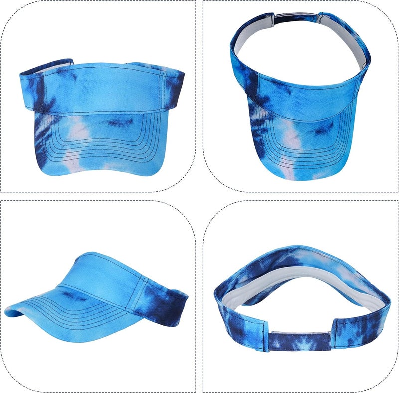 Marrywindix 1 Piece of Sport Wear Athletic Visor Sun Sports Visor Hat Visor Adjustable Cap for Women and Men (One Size) - Image 3